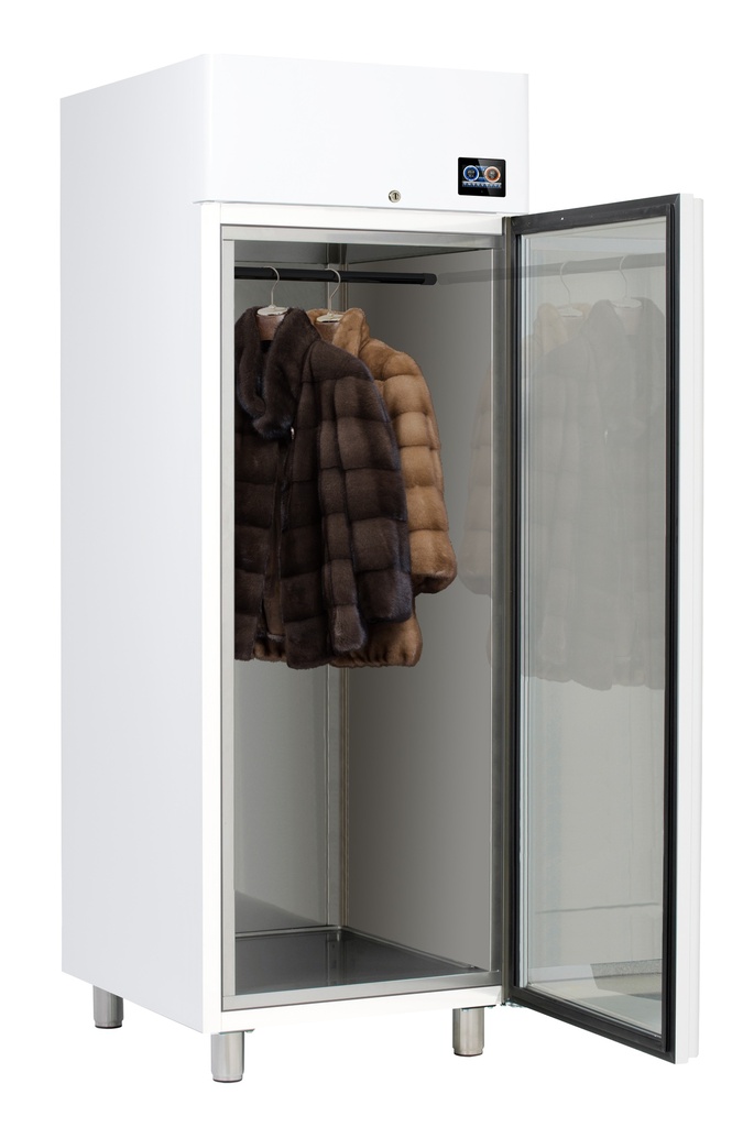 White professional Fur Closet 1 door (NCA1PW)