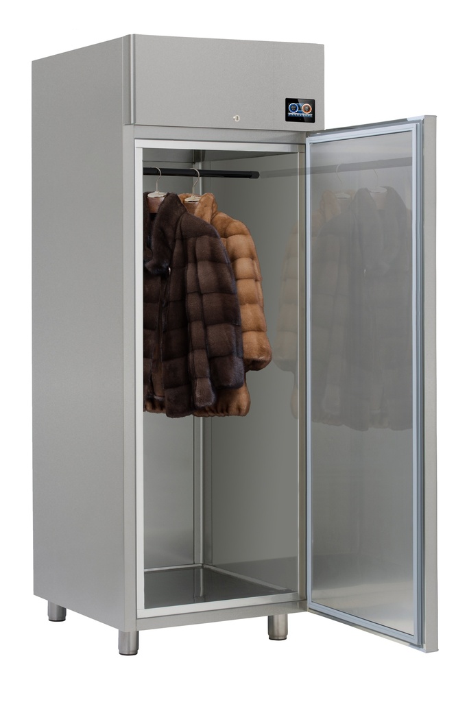 Armoire pour manteaux de fourrure Fur Closet 1 porte, grise (NCA1PG)